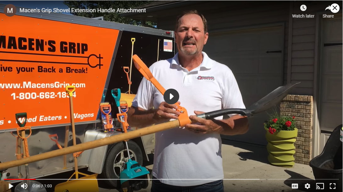 Load video: How to use Macen&#39;s Grip handle attachment