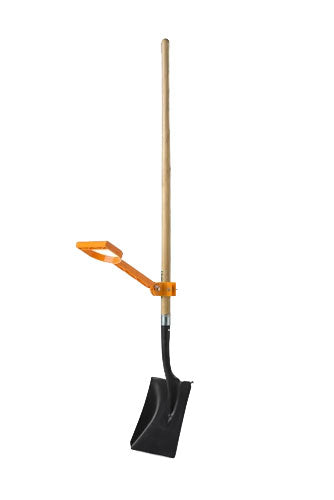 Macen's Grip Extension Handle Shown on Shovel